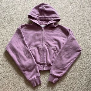 Pink aritzia zip up